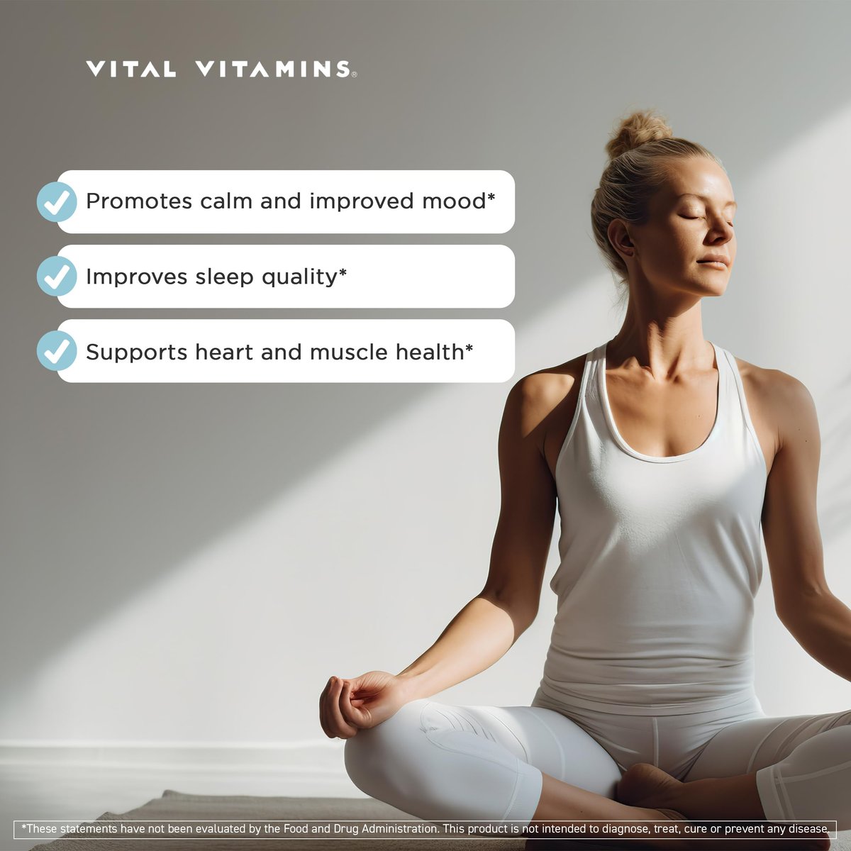 Vital Vitamins Magnesium Glycinat 500 mg – Hochdosiert & Optimal Bioverfügbar – Fördert Entspannung, Ruhe & Erholsamen Schlaf – Reines Magnesium für Männer & Frauen – 180 Kapseln, Vegan, Ohne Gentechnik
