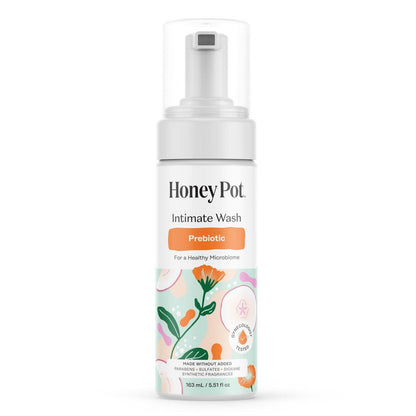 The Honey Pot Company - Präbiotische Intimwaschlotion - Kräuterinfusion - Für empfindliche Hauttypen - pH-ausgeglichene, pflanzliche Hygiene - 163 ml