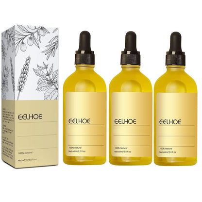 EELHOE Haarwuchsöl 180 ml – Rosmarinöl für trockenes & geschädigtes Haar, 3er-Pack