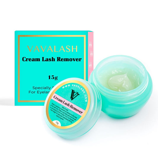 VAVALASH Wimpernentferner für Wimpernverlängerungen – Creme-Entferner mit geringer Reizung für empfindliche Haut, schnelle Auflösung, professionell für den Salongebrauch (15 g)