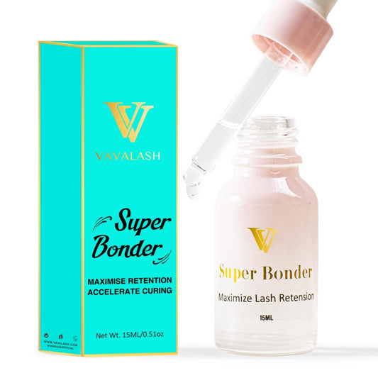 VAVALASH Lash Bonder für Wimpernverlängerungen – Super Lash Bonder für Wimpernextensions, Kleberbeschleuniger, erhöht die Haltbarkeit, beschleunigt die Trocknungszeit, wasser- und ölbeständig, professionelles Wimpernpflegezubehör (15 ml)