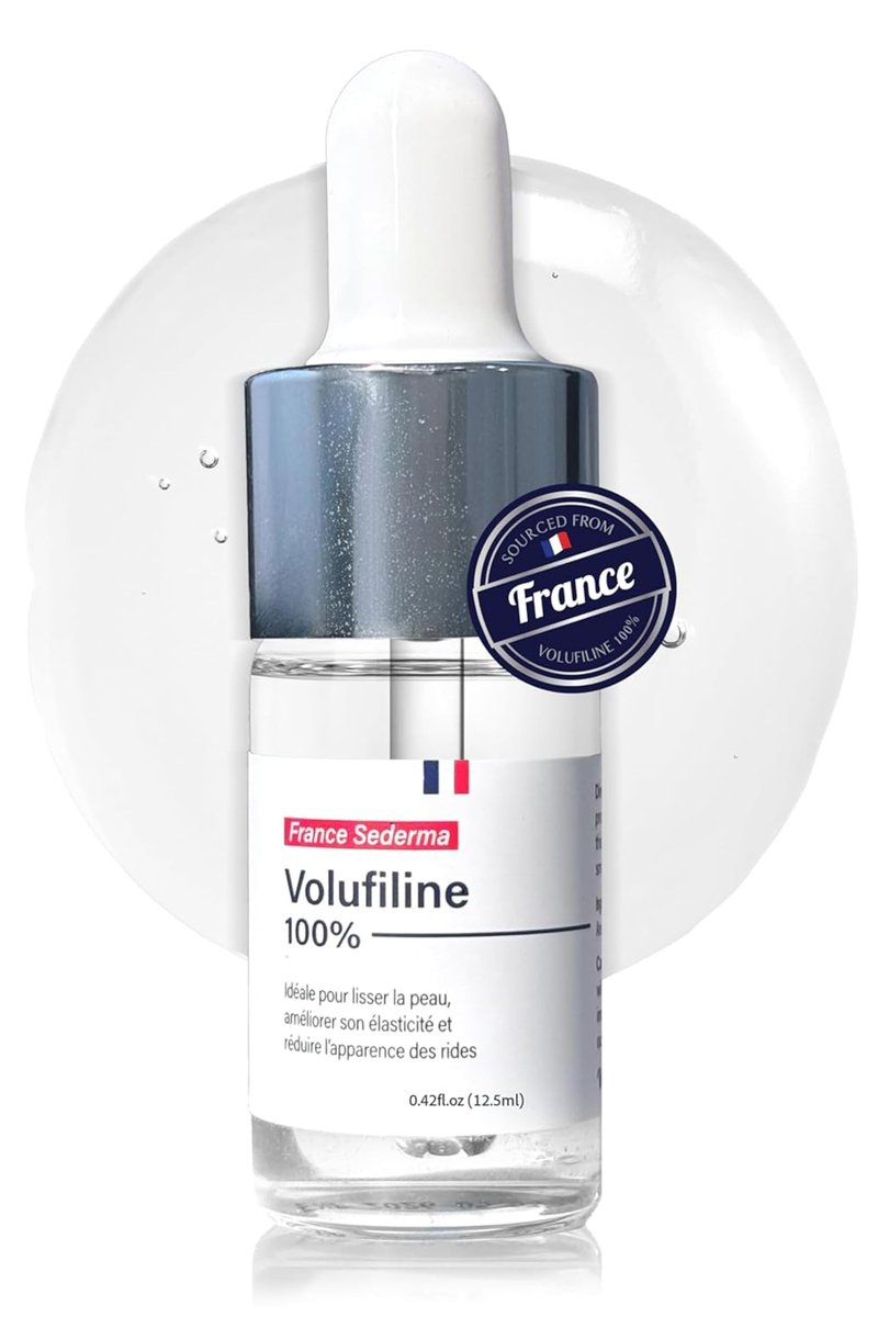 Volufiline 12,5 ml – 100 % reines Volufiline von SEDERMA (Frankreich) | DIY Gesichtsserum | Kosmetische Qualität für Gesicht & Körper | Verbessert feine Linien & Hautelastizität