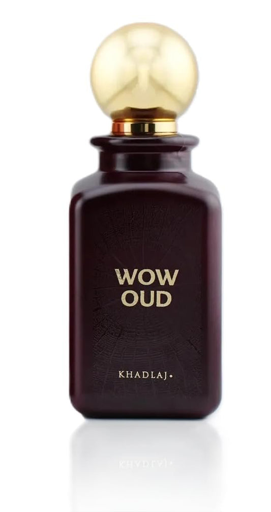 Khadlaj Wow Oud Eau de Parfum Spray für Unisex, 3,4 Unzen
