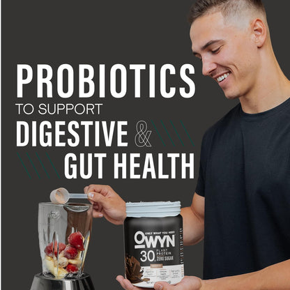 OWYN Pro Elite High Protein Pulver – 30g veganes Protein, Schokolade, 12 Portionen (1,32 Pfund)