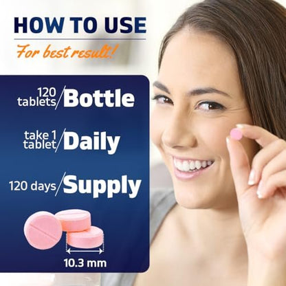 Vitamatic Methylfolat & B12 Komplex mit Pyridoxal-5-Phosphat (P-5-P) – 120 schnell lösliche Tabletten – Herz-Kreislauf-Gesundheit & Energie – Non GMO & Glutenfrei