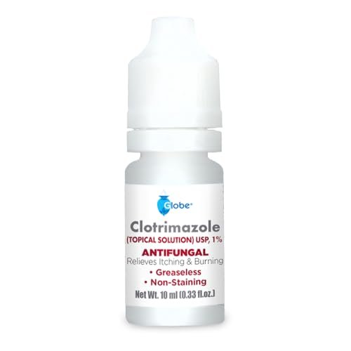 Globe 1% Clotrimazol Lösung 10 ml – Schnelle Linderung bei Fußpilz, Juckreiz & Hautpilz – Extra starke Formel