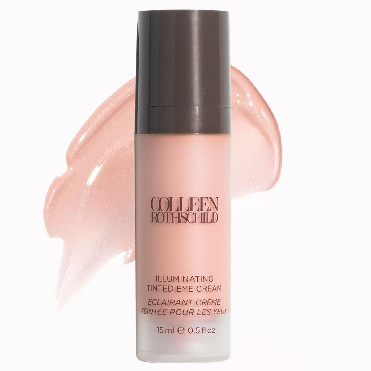 COLLEEN ROTHSCHILD Illuminating Tinted Eye Cream – Sofortiger Aufhellungseffekt, pflegt & mildert Augenringe, mit Hyaluronsäure, Koffein, Perlmuttpigmenten & Peptiden (15 ml)