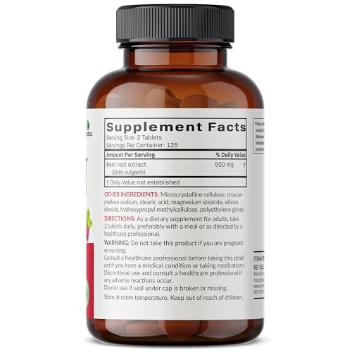 Futurebiotics Rote Bete Extra Stärke, Non-GMO, 250 Vegetarische Tabletten