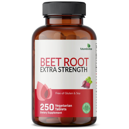 Futurebiotics Rote Bete Extra Stärke, Non-GMO, 250 Vegetarische Tabletten