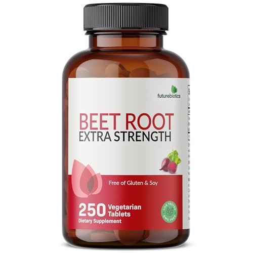 Futurebiotics Rote Bete Extra Stärke, Non-GMO, 250 Vegetarische Tabletten