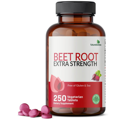 Futurebiotics Rote Bete Extra Stärke, Non-GMO, 250 Vegetarische Tabletten