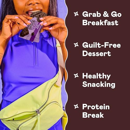 Magic Spoon Treats – 8 Proteinriegel, Double Chocolate – High Protein, Glutenfrei, Zuckerfrei, Low Carb & Keto-freundlich – Gesunder Snack für Erwachsene