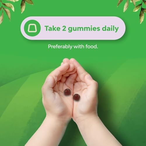 Nature's Craft Eisen Gummibärchen für Kinder – Sanfte Eisenpräparate für starke Immunität & Energie – mit Vitamin B12, Folsäure & Vitamin C – Vegan, zuckerfrei, glutenfrei – 60 Stück