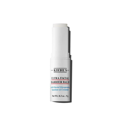 Kiehl's Ultra Facial Skin Barrier Repair Balm – On-the-go Stick für den ganzen Tag Feuchtigkeit, mit Squalan und Ceramiden, für alle Hauttypen – 0,3 oz