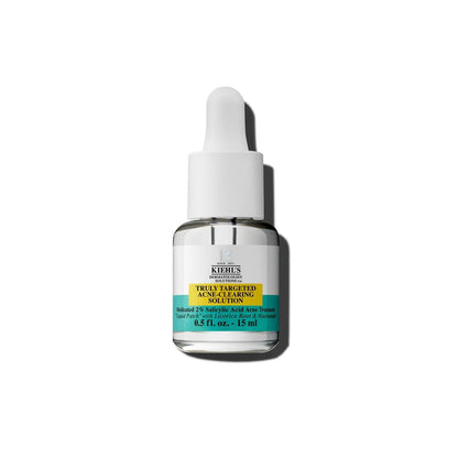 Kiehl's Truly Targeted Akne-Pflaster mit 2% Salicylsäure, unsichtbare flüssige Punktbehandlung, 4% Niacinamid gegen Pickelmale, 0,2% Süßholzwurzel lindert Rötungen - 15 ml
