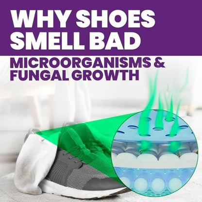 Uncle Todd's Schuh-Deo-Spray – Bewährte & kraftvolle Enzym-Formel zur Geruchsbeseitigung in allen Schuhen (Midnight Rain)