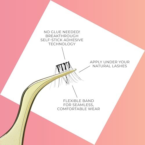 Kiss Impress Press-On Falsies No-Glue False Eyelash Clusters Präzisionsapplikator, 1 Stück, antihaftbeschichtet, ergonomisch, einfach zu verwenden