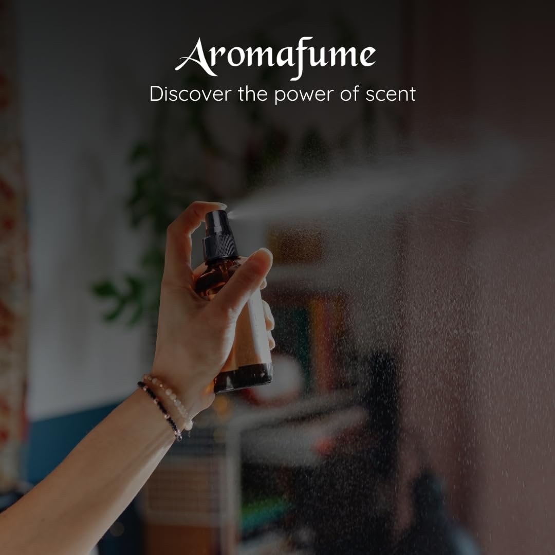 Orange Room, Leinen- und Kissen-Spray von Aromafume | 100ml/3,38 fl oz | Mit reinem Orangenöl | Aromatherapie-Spray für Bettwäsche und Stoffe