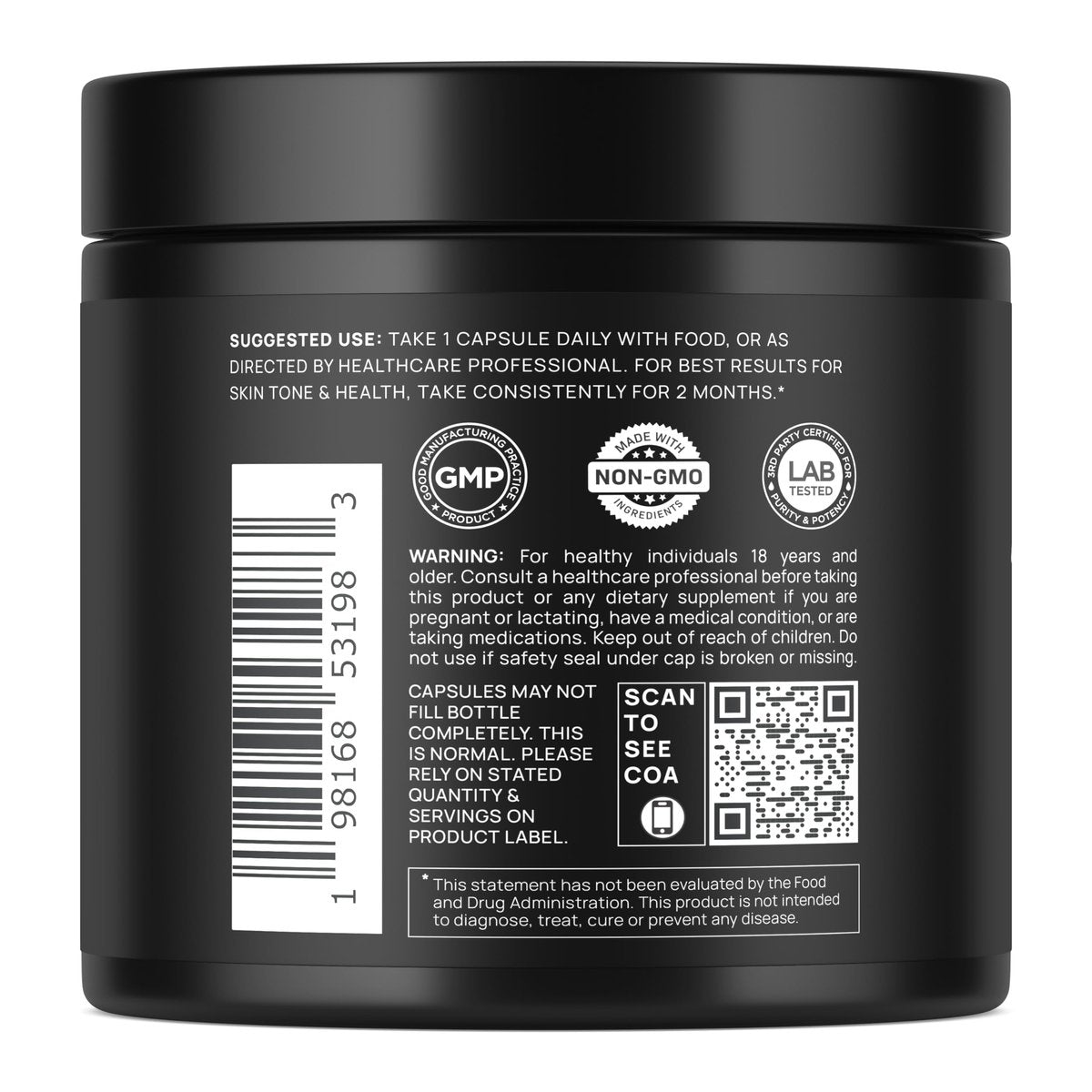 Astaxanthin 24mg + Lycopin 50mg – Klinisch starke Carotinoide für Hautgesundheit & Pigmentierung – 100% natürliches Astaxanthin aus Mikroalgen – 50 Kapseln