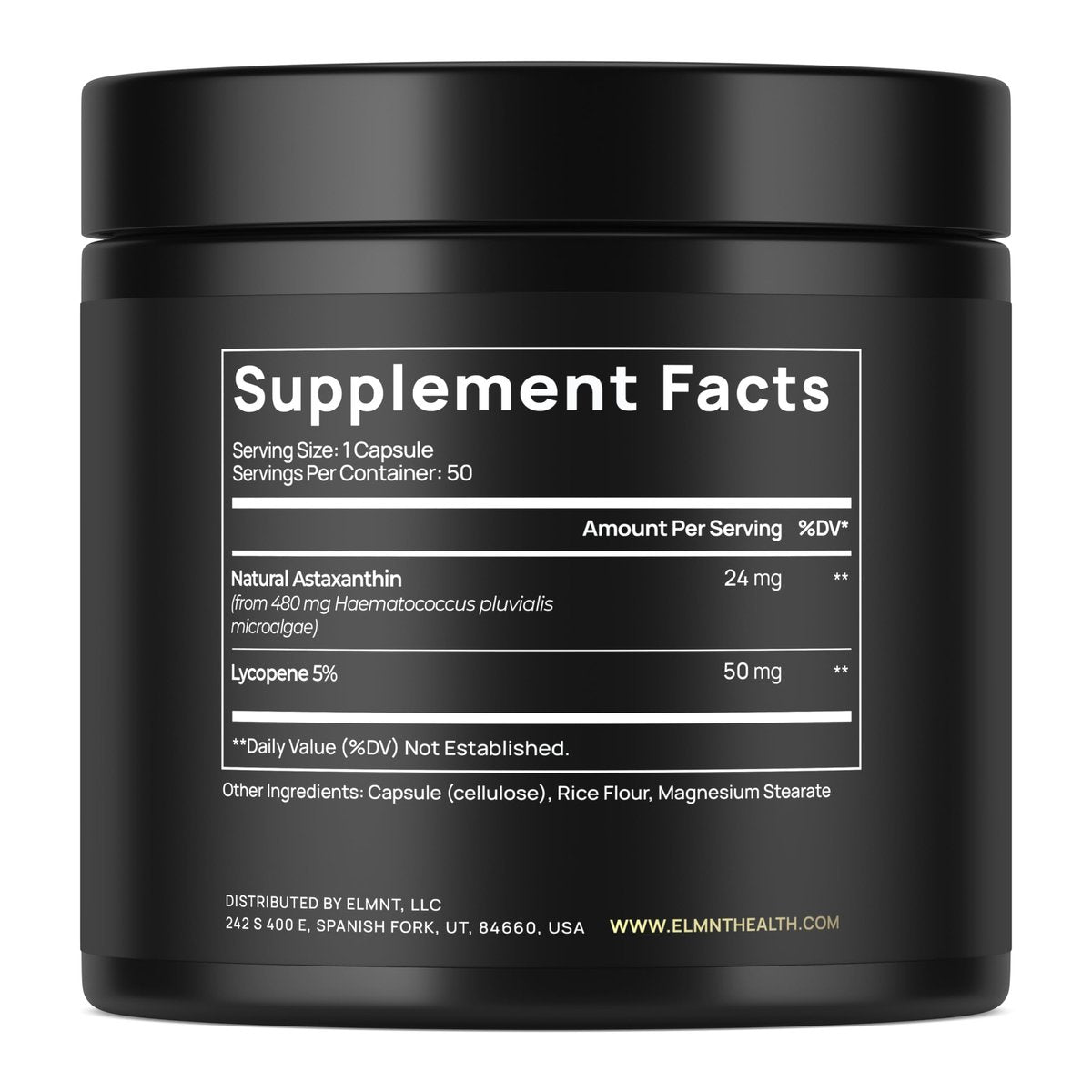 Astaxanthin 24mg + Lycopin 50mg – Klinisch starke Carotinoide für Hautgesundheit & Pigmentierung – 100% natürliches Astaxanthin aus Mikroalgen – 50 Kapseln
