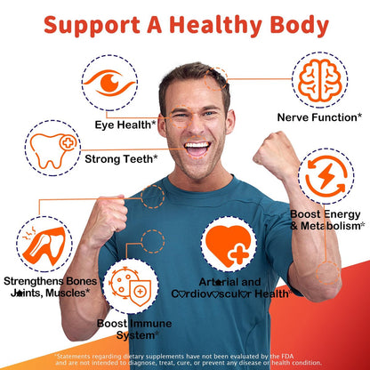 Methylierte Multivitamin Gummies für Frauen und Männer – Vitamin D3 5000IU, K2 (MK-7) 240mcg, B12 5000mcg, A, C, Zink – Zuckerfrei – 60 Stück