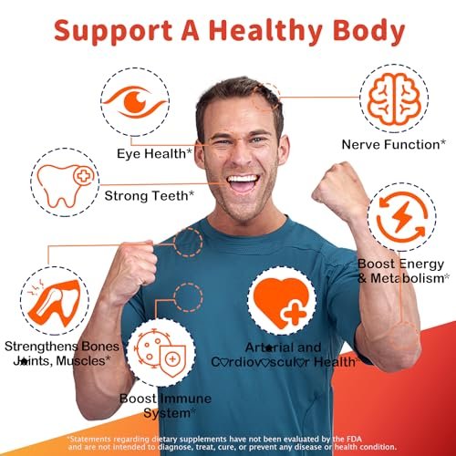 Methylierte Multivitamin Gummies für Frauen und Männer – Vitamin D3 5000IU, K2 (MK-7) 240mcg, B12 5000mcg, A, C, Zink – Zuckerfrei – 60 Stück