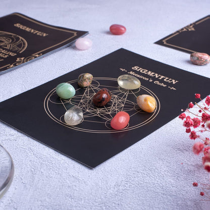 SigMntun Polierte bunte Heilsteine-Set, 72 Stück 0,5 Zoll Trommelsteine, Bulk dekorative hübsche Steine Sammlung für Meditation, Reiki, Erdung, Vasenfüller, Mancala-Steine und Basteln