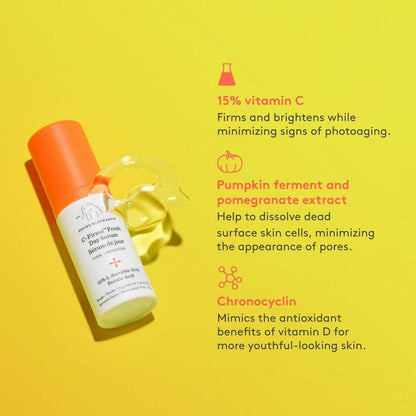 Drunk Elephant Hydra and the Bright – C-Firma (9 ml) & B-Hydra (8 ml) – Reinigende klinische Hautpflege – Tierversuchsfrei – Dermatologisch getestet – Ohne ätherische Öle, Silikone und Duftstoffe