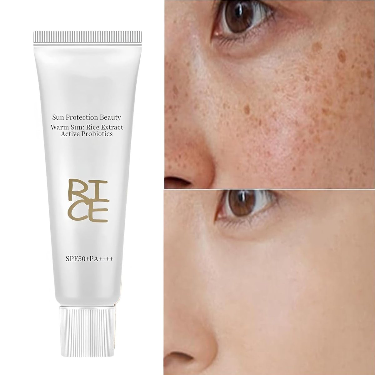 Relief Sun Rice Sonnenschutz für das Gesicht SPF50+ Koreanische Formel PA++++ für alle Hauttypen, UV-Schutz, pflegende Hautpflege