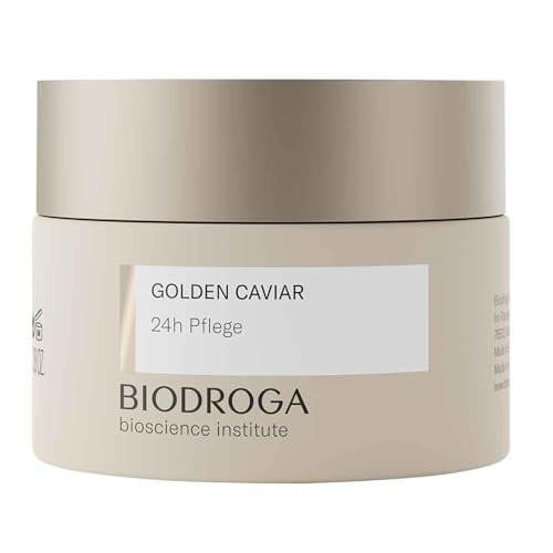 BIODROGA Bioscience Institute Golden Caviar 24h Pflege 50 ml – Anti-Aging Gesichtspflege mit Kaviar-Extrakt, reduziert Falten, schenkt Energie und stärkt die Widerstandskraft