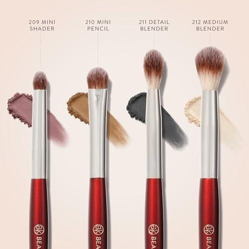 BK BEAUTY CORE LINE EXTENSION EYE SET (4-teilig) – Professionelle Lidschattenpinsel für präzises Auftragen und Verblenden