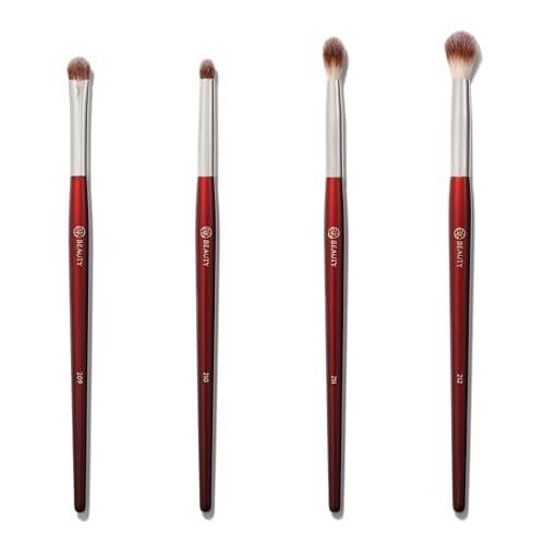 BK BEAUTY CORE LINE EXTENSION EYE SET (4-teilig) – Professionelle Lidschattenpinsel für präzises Auftragen und Verblenden