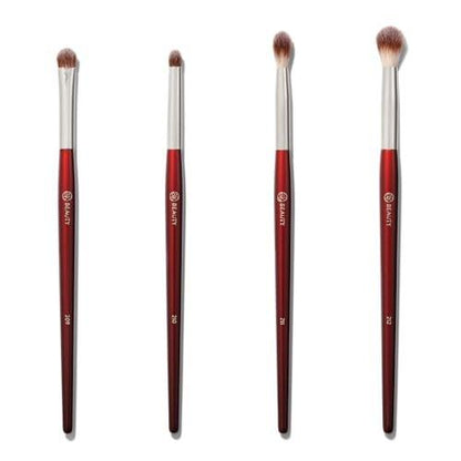 BK BEAUTY CORE LINE EXTENSION EYE SET (4-teilig) – Professionelle Lidschattenpinsel für präzises Auftragen und Verblenden