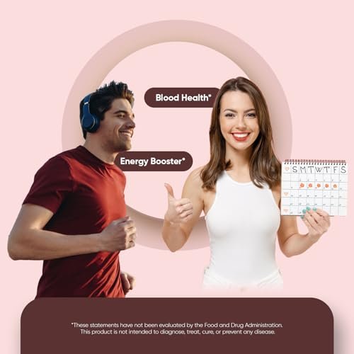 WeightWorld Eisen 65mg mit Vitamin C 125mg Tabletten für Blutgesundheit, Energie & Immunsystem | 180 Tabletten (6-Monatsvorrat) | Sanftes Eisenpräparat für Frauen & Männer - Vegan, Nicht-GVO