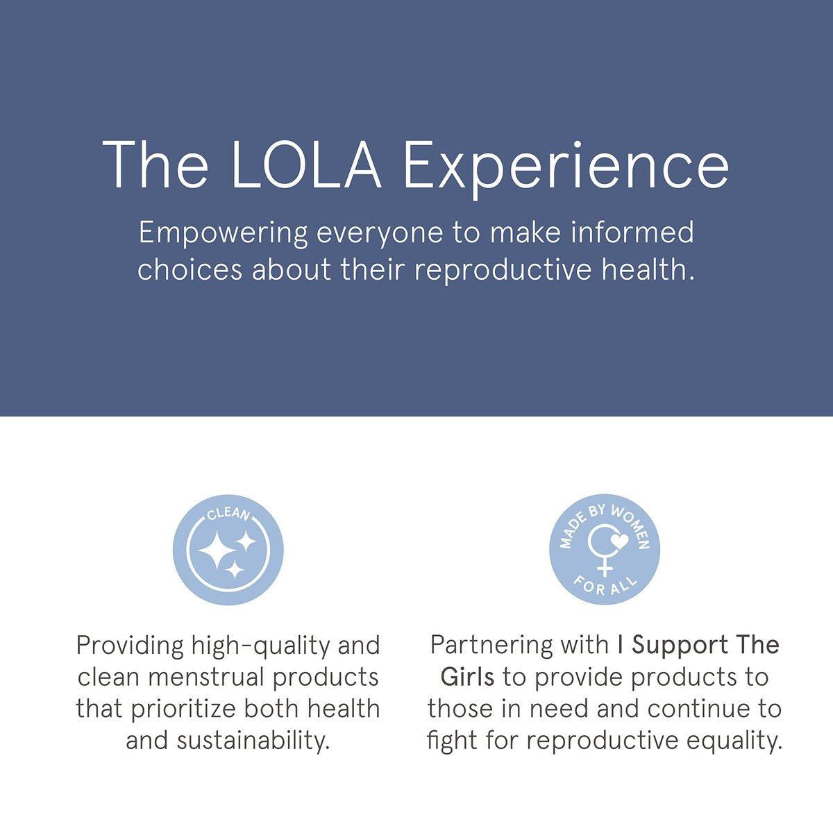 LOLA 100% Bio-Baumwoll-Tampons, Regular, 8 Stück – Zertifizierte Damenhygiene, HSA/FSA geeignet