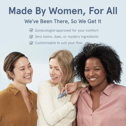 LOLA 100% Bio-Baumwoll-Tampons, Regular, 8 Stück – Zertifizierte Damenhygiene, HSA/FSA geeignet