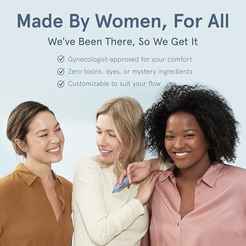 LOLA 100% Bio-Baumwoll-Tampons, Regular, 8 Stück – Zertifizierte Damenhygiene, HSA/FSA geeignet