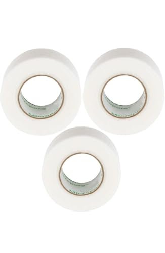 BB Micropore Tape 1530-1 (3 Rollen) 1 Zoll x 10 Yards, Weiß - Hautfreundliches Fixierband