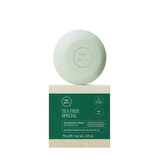 Tea Tree Special Shampoo Bar – Tiefenreinigung & erfrischende Kopfhautpflege für fettiges Haar, 2,8 oz