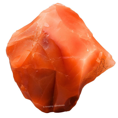 Amazing Gemstone Karneol Rohkristalle und Heilsteine, Natursteine zum Trommeln - DIY Rohsteine und Kristalle (1 Stück)