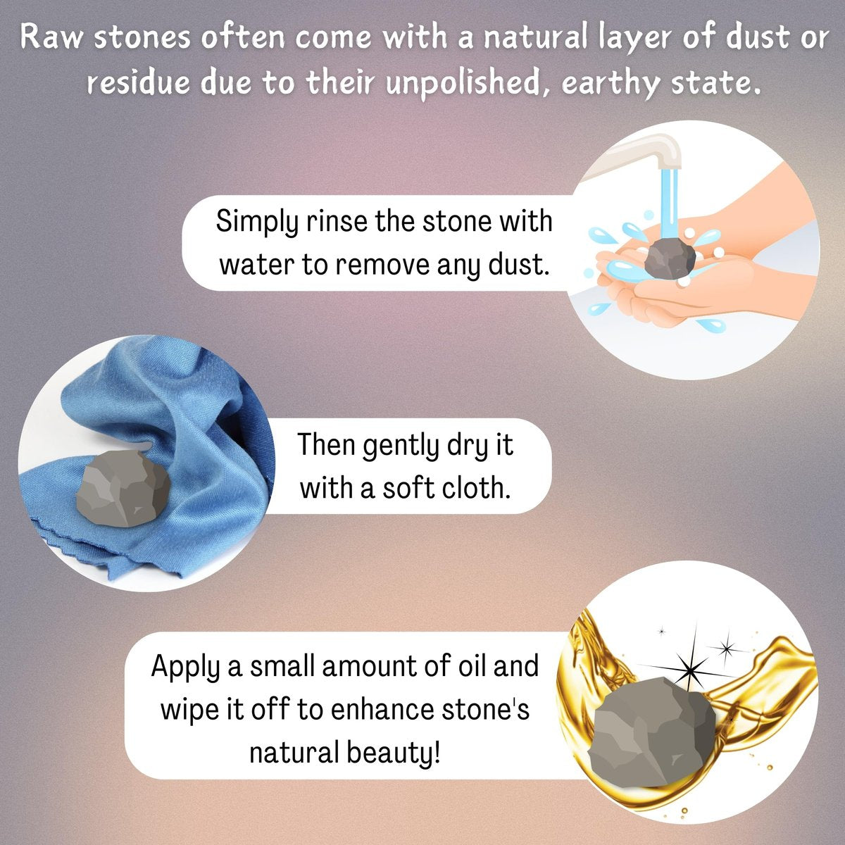 Amazing Gemstone Karneol Rohkristalle und Heilsteine, Natursteine zum Trommeln - DIY Rohsteine und Kristalle (1 Stück)