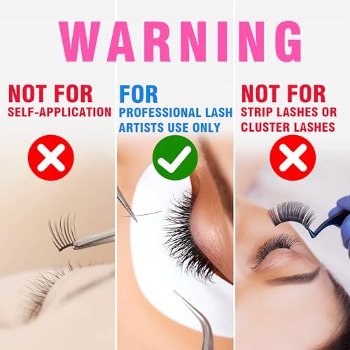 TDANCE Wimpernkleber für Verlängerungen – 0,3 Sek. Trocknungszeit, 7 Wochen Halt, 5 ml