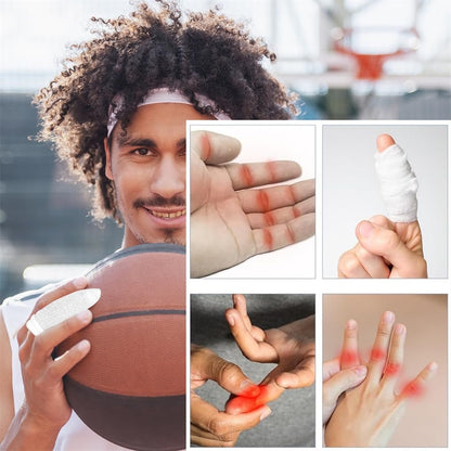 Finger Bandagen 30 Stück - Bobs Daumenverband, Fingerverband, röhrenförmig, weiß, Baumwolle, Fingerkuppenschutz für Arbeit und Küche