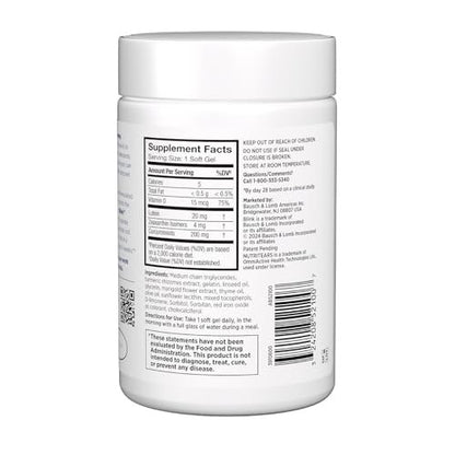 Blink NutriTears Klinisch geprüftes Nahrungsergänzungsmittel für trockene Augen, Augenpflege mit Lutein & Zeaxanthin und Vitamin D zur Befeuchtung der Augen von innen für langanhaltende Linderung, 50 Softgels