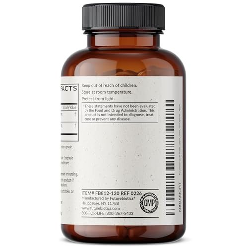 Futurebiotics Mariendistel Silymarin & Löwenzahn Extrakt – 120 Kapseln für Leberunterstützung & Antioxidantien