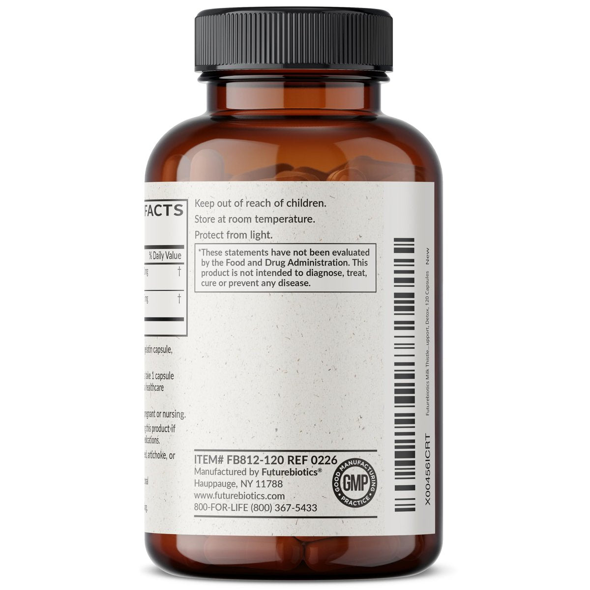 Futurebiotics Mariendistel Silymarin & Löwenzahn Extrakt – 120 Kapseln für Leberunterstützung & Antioxidantien
