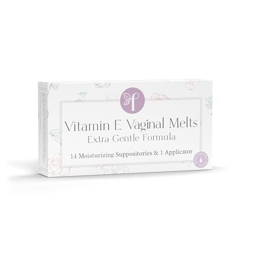 Femallay Bio Vitamin-E Vaginal Melts – Feuchtigkeit, Komfort & Hydration – Original (Duftneutral), 1-Pack (14 Stück)