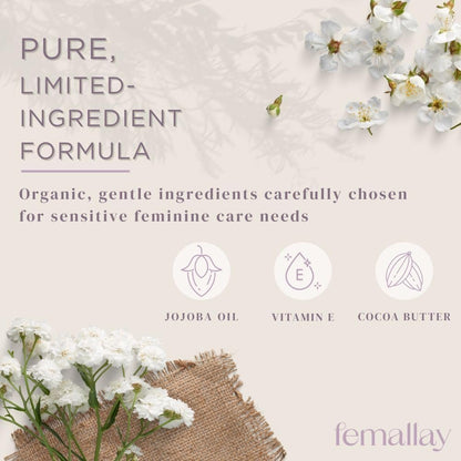 Femallay Bio Vitamin-E Vaginal Melts – Feuchtigkeit, Komfort & Hydration – Original (Duftneutral), 1-Pack (14 Stück)