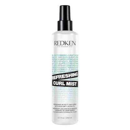 Redken Curl Refreshing Spray – Hydratisierender Lockenauffrischer für lockiges und krauses Haar, silikonfrei, 250 ml