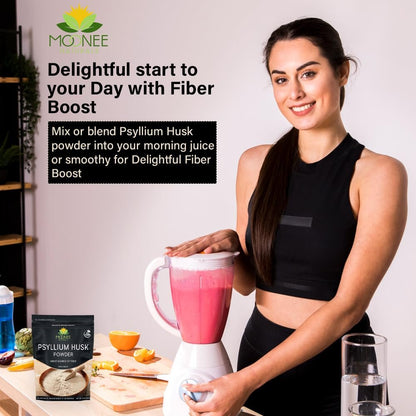 Moonee Naturals Psyllium Husk Pulver (10 Unzen) – Glutenfrei, Nicht GVO, Fein gemahlen, Keto-freundlich